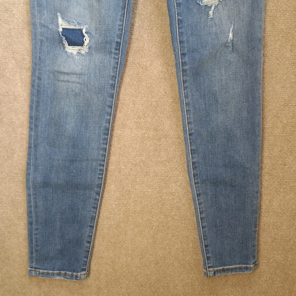 Aeropostale Women's Sz 2 High Rise Jegging Denim Stretch Skinny Jeans 25x28 Aero